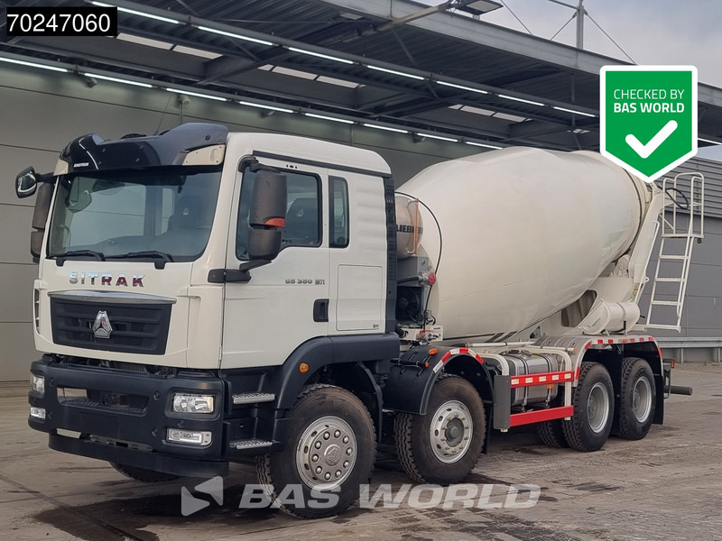 Sitrak G5 350 8X4 8m3 Liebherr HTM 804 H Mixer Big-Axle Steelsuspension - Mikser za beton: slika 1 Sitrak G5 350 8X4 8m3 Liebherr HTM 804 H Mixer Big-Axle Steelsuspension - Mikser za beton: slika 1