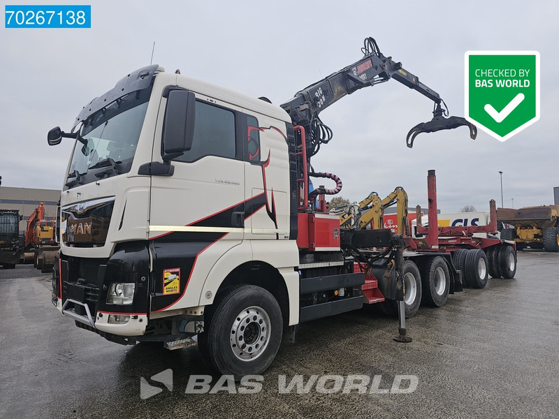 MAN TGX 26.580 6X4 Jonsered 2490 HolzKran Retarder Hiab Crane Big-Axle XL - Tegljač: slika 1 MAN TGX 26.580 6X4 Jonsered 2490 HolzKran Retarder Hiab Crane Big-Axle XL - Tegljač: slika 1