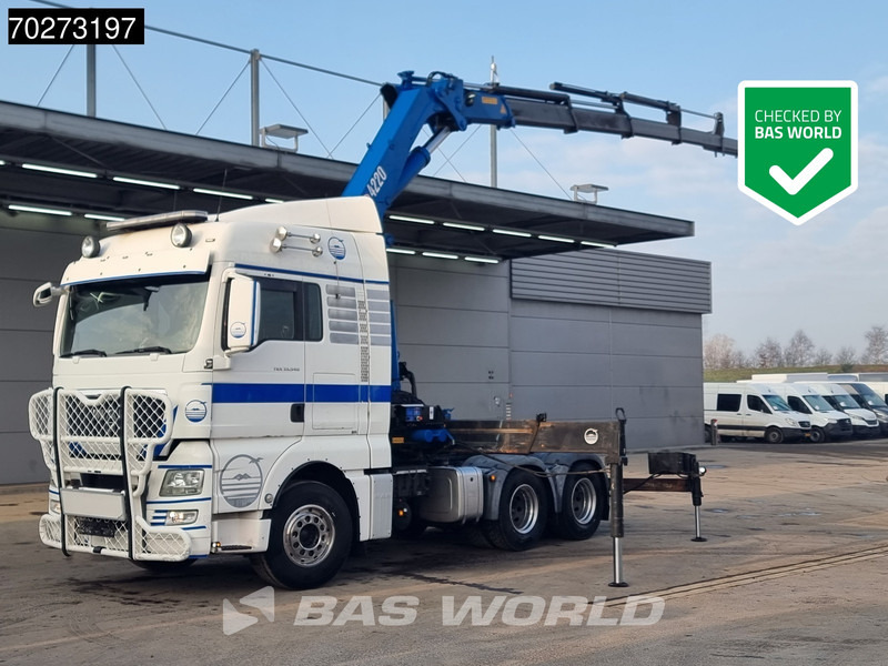 MAN TGX 33.540 TGX 6X4 XLX Retarder PTO HMF 4220 Kran Euro 5 - Tegljač: slika 1 MAN TGX 33.540 TGX 6X4 XLX Retarder PTO HMF 4220 Kran Euro 5 - Tegljač: slika 1