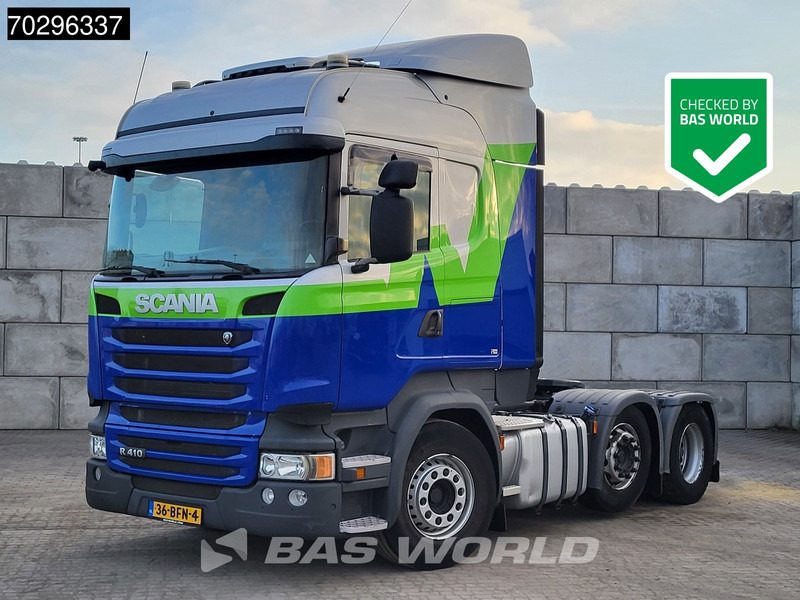 Scania R410 R 6X2 NL-Truck 2xTanks Standklima Lift/Steering Axle Euro 6 - Tegljač: slika 1 Scania R410 R 6X2 NL-Truck 2xTanks Standklima Lift/Steering Axle Euro 6 - Tegljač: slika 1