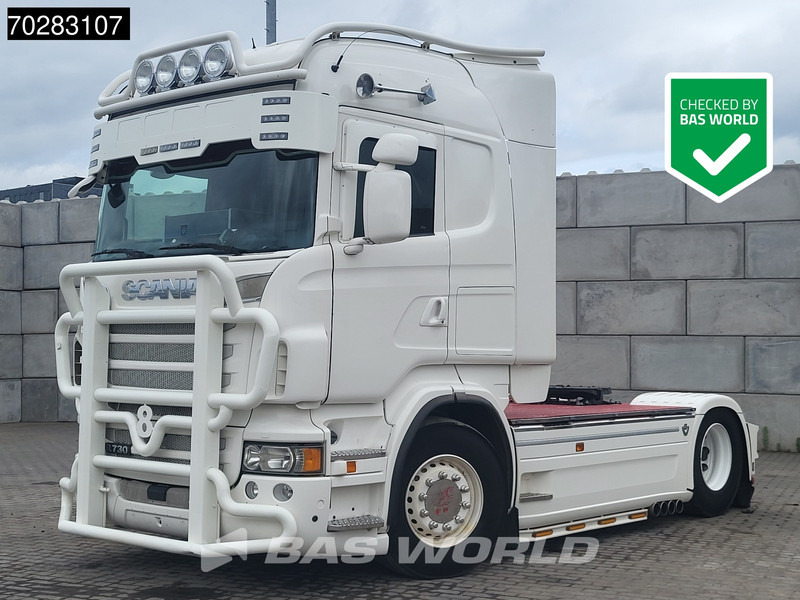 Scania R730 4X2 Full- Air Open-Exhaust Euro 5 Standklima - Tegljač: slika 1 Scania R730 4X2 Full- Air Open-Exhaust Euro 5 Standklima - Tegljač: slika 1