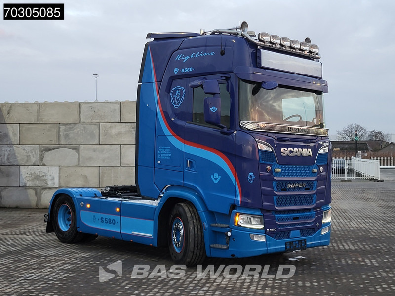 Scania S580 S 4X2 Full-Air Retarder 2xTanks Standklima Leder - Tegljač: slika 3 Scania S580 S 4X2 Full-Air Retarder 2xTanks Standklima Leder - Tegljač: slika 3