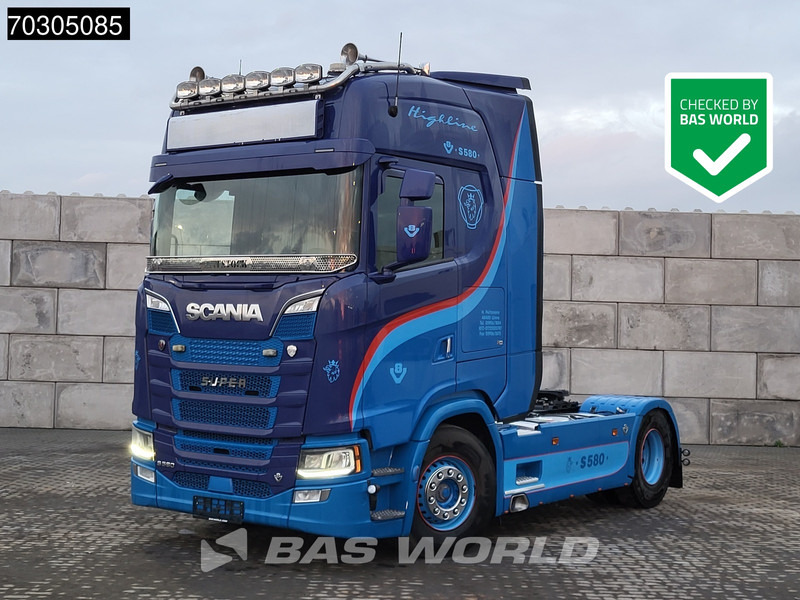 Scania S580 S 4X2 Full-Air Retarder 2xTanks Standklima Leder - Tegljač: slika 1 Scania S580 S 4X2 Full-Air Retarder 2xTanks Standklima Leder - Tegljač: slika 1