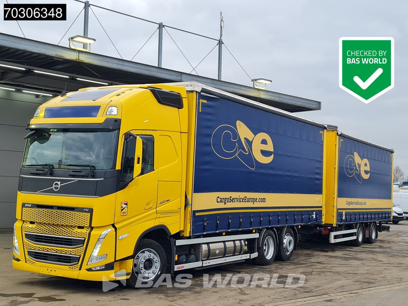 Volvo FH 460 6X2 LNG Engine Curtainside Combi Sliding roof I-Park Cool VEB+ - Kamion sa ceradom: slika 1 Volvo FH 460 6X2 LNG Engine Curtainside Combi Sliding roof I-Park Cool VEB+ - Kamion sa ceradom: slika 1
