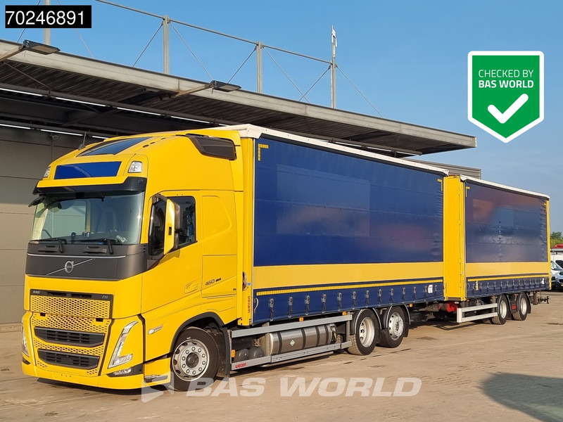 Volvo FH 460 6X2 LNG combi ACC Navi Standklima Liftachse LED EURO 6 - Kamion sa ceradom: slika 1 Volvo FH 460 6X2 LNG combi ACC Navi Standklima Liftachse LED EURO 6 - Kamion sa ceradom: slika 1