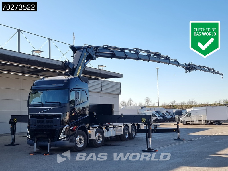 Volvo FH 500 8X2 Palfinger PK110002 SH Crane + Fly-Jib Winch VEB+ Euro 6 - Kamion sa tovarnim sandukom, Kamion sa dizalicom: slika 1 Volvo FH 500 8X2 Palfinger PK110002 SH Crane + Fly-Jib Winch VEB+ Euro 6 - Kamion sa tovarnim sandukom, Kamion sa dizalicom: slika 1