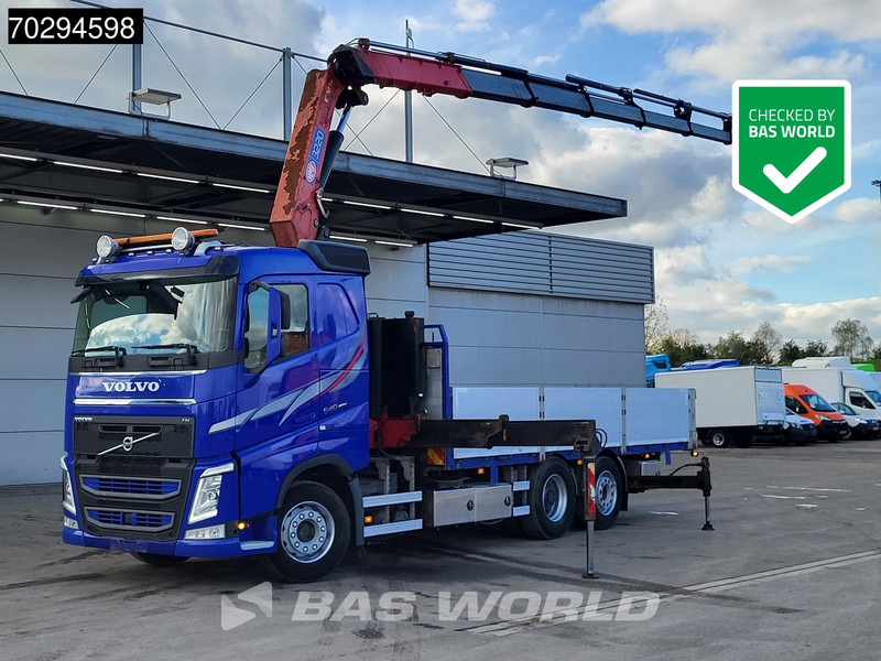Volvo FH 540 FH 6X2 HMF 3220-K7 Crane Kran Lift-Axle Big-Axle Xenon Automatic Euro 6 - Kamion sa tovarnim sandukom, Kamion sa dizalicom: slika 1 Volvo FH 540 FH 6X2 HMF 3220-K7 Crane Kran Lift-Axle Big-Axle Xenon Automatic Euro 6 - Kamion sa tovarnim sandukom, Kamion sa dizalicom: slika 1