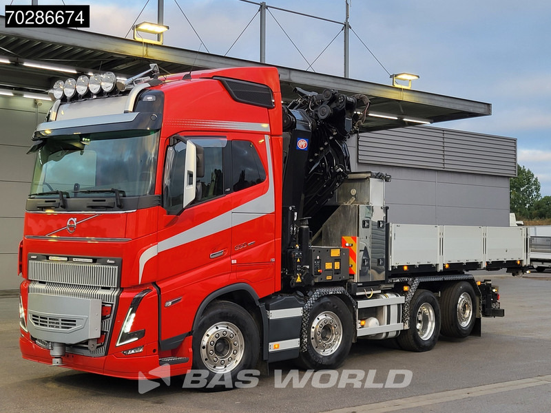 Volvo FH16 650 FH16 8X2 HMF 7020K-RCS Crane + Fly-Jib Lift+Steering-Axle Navi LED ACC Euro 6 - Kamion sa tovarnim sandukom, Kamion sa dizalicom: slika 1 Volvo FH16 650 FH16 8X2 HMF 7020K-RCS Crane + Fly-Jib Lift+Steering-Axle Navi LED ACC Euro 6 - Kamion sa tovarnim sandukom, Kamion sa dizalicom: slika 1