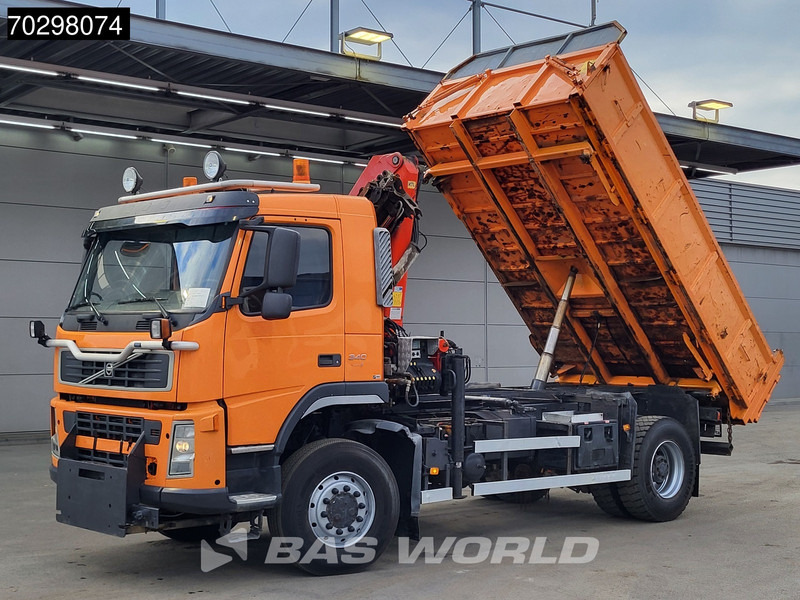 Volvo FM 340 FM 4X4 4x4 Crane Palfinger PK10501 Tipper Big-Axle Full Steel - Istovarivač, Kamion sa dizalicom: slika 3 Volvo FM 340 FM 4X4 4x4 Crane Palfinger PK10501 Tipper Big-Axle Full Steel - Istovarivač, Kamion sa dizalicom: slika 3