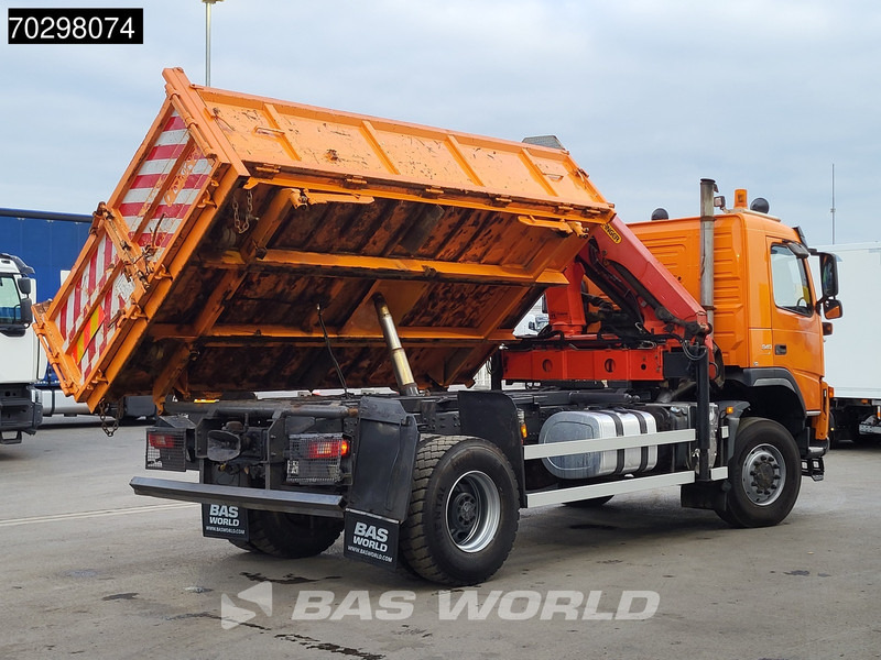 Volvo FM 340 FM 4X4 4x4 Crane Palfinger PK10501 Tipper Big-Axle Full Steel - Istovarivač, Kamion sa dizalicom: slika 2 Volvo FM 340 FM 4X4 4x4 Crane Palfinger PK10501 Tipper Big-Axle Full Steel - Istovarivač, Kamion sa dizalicom: slika 2