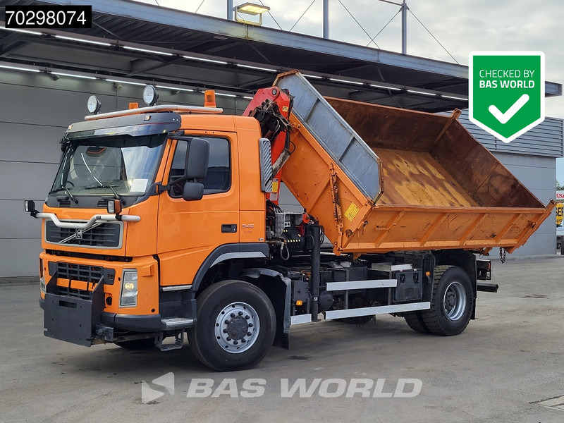 Volvo FM 340 FM 4X4 4x4 Crane Palfinger PK10501 Tipper Big-Axle Full Steel - Istovarivač, Kamion sa dizalicom: slika 1 Volvo FM 340 FM 4X4 4x4 Crane Palfinger PK10501 Tipper Big-Axle Full Steel - Istovarivač, Kamion sa dizalicom: slika 1