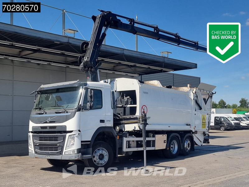 Volvo FM 370 6X2 Hiab X-Hipro 162 Kran GeesinkNorba Lift+Lenkachse VEB Euro 6 - Kamion za smeće: slika 1 Volvo FM 370 6X2 Hiab X-Hipro 162 Kran GeesinkNorba Lift+Lenkachse VEB Euro 6 - Kamion za smeće: slika 1