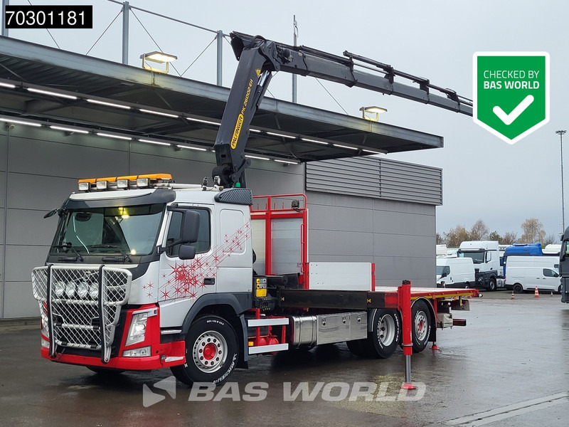 Volvo FM 410 FM 6X2 Palfinger PK 26002-EH E Kran Crane Lift +steering axle Automatic Euro 6 - Kamion sa tovarnim sandukom, Kamion sa dizalicom: slika 1 Volvo FM 410 FM 6X2 Palfinger PK 26002-EH E Kran Crane Lift +steering axle Automatic Euro 6 - Kamion sa tovarnim sandukom, Kamion sa dizalicom: slika 1