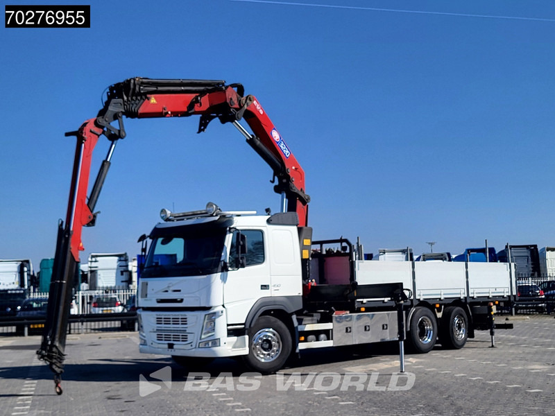 Volvo FM 450 6X2 HMF 3220 Crane Kran Lift-Lenkachse VEB+ Euro 6 - Kamion sa tovarnim sandukom, Kamion sa dizalicom: slika 2 Volvo FM 450 6X2 HMF 3220 Crane Kran Lift-Lenkachse VEB+ Euro 6 - Kamion sa tovarnim sandukom, Kamion sa dizalicom: slika 2