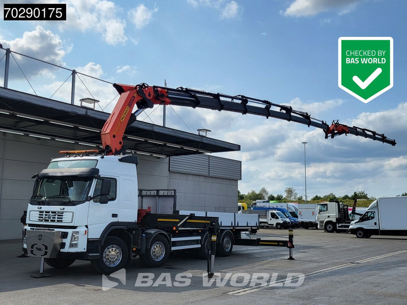 Volvo FM 480 8X2 Palfinger PK85002 Crane+Jib Lifting-Axle Big-Axle Automatic Euro 4 - Kamion sa tovarnim sandukom, Kamion sa dizalicom: slika 1 Volvo FM 480 8X2 Palfinger PK85002 Crane+Jib Lifting-Axle Big-Axle Automatic Euro 4 - Kamion sa tovarnim sandukom, Kamion sa dizalicom: slika 1