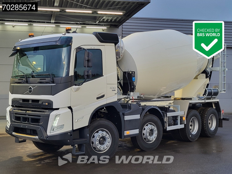 Volvo FMX 430 8X4 New! 10m3 FML Mixer Steelsuspension Automatic LED Euro 6 - Mikser za beton: slika 1 Volvo FMX 430 8X4 New! 10m3 FML Mixer Steelsuspension Automatic LED Euro 6 - Mikser za beton: slika 1