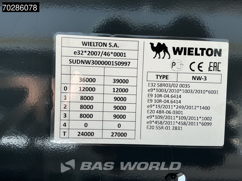 Novu Poluprikolica istovarivača Wielton NW-3 NEW Liftachse 55m3 ALU: slika 19