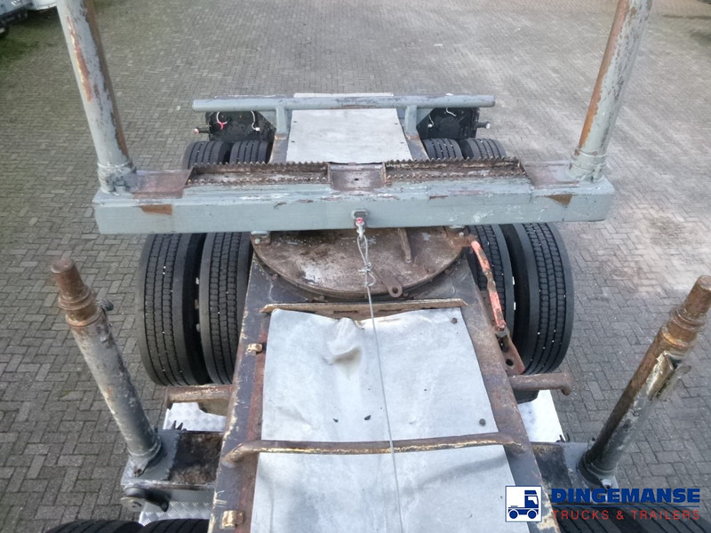 Kamion sa dizalicom DAF XF 105.510 6x4 + Loglift F281S83 crane / timber truck + dolly: slika 7