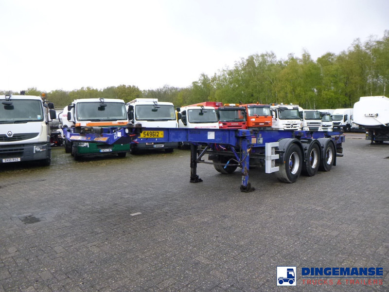 Dennison 3-axle container trailer 20-30-40-45 ft - Poluprikolica za prevoz kontejnera/ Poluprikolica sa promenjivim sandukom: slika 1 Dennison 3-axle container trailer 20-30-40-45 ft - Poluprikolica za prevoz kontejnera/ Poluprikolica sa promenjivim sandukom: slika 1