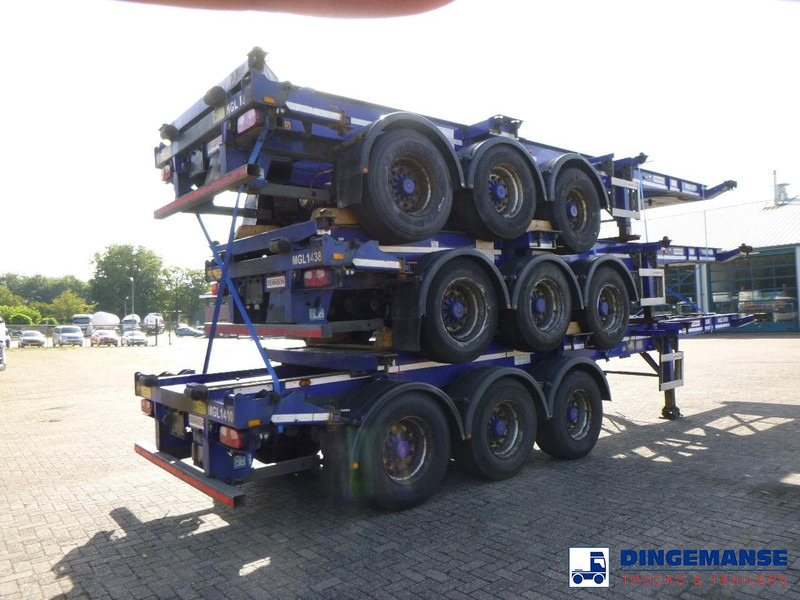 Dennison Stack - 3 x container trailer 20-30-40-45 ft - Poluprikolica za prevoz kontejnera/ Poluprikolica sa promenjivim sandukom: slika 4 Dennison Stack - 3 x container trailer 20-30-40-45 ft - Poluprikolica za prevoz kontejnera/ Poluprikolica sa promenjivim sandukom: slika 4