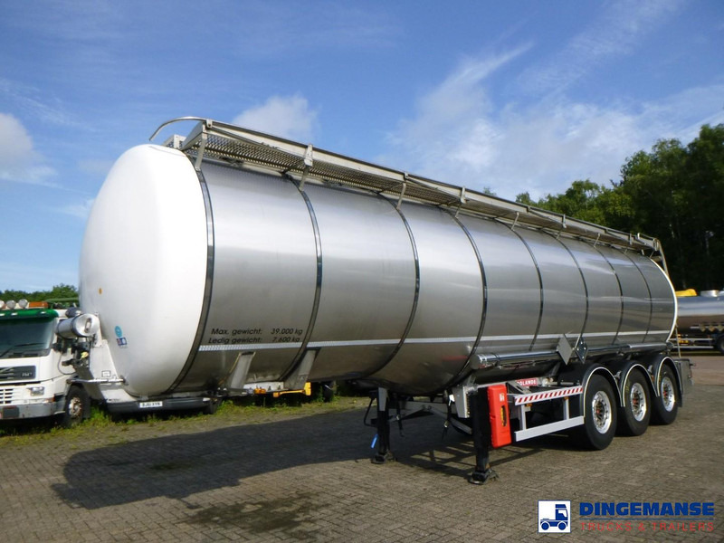 Fluid Chemical tank inox 37.5 m3 / 1 comp ADR 28-10-2025 - Poluprikolica cisterna: slika 1 Fluid Chemical tank inox 37.5 m3 / 1 comp ADR 28-10-2025 - Poluprikolica cisterna: slika 1