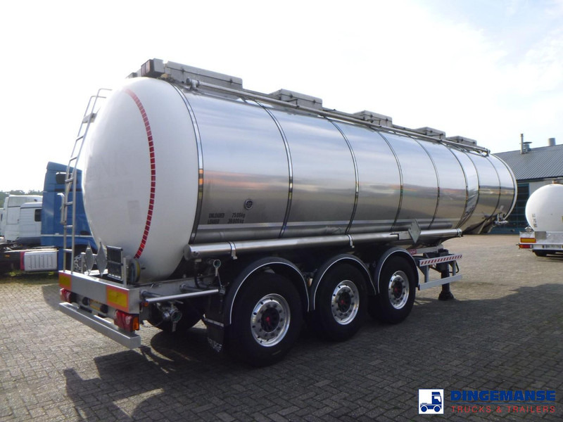 Fluid Chemical tank inox 37.5 m3 / 1 comp ADR 28-10-2025 - Poluprikolica cisterna: slika 3 Fluid Chemical tank inox 37.5 m3 / 1 comp ADR 28-10-2025 - Poluprikolica cisterna: slika 3