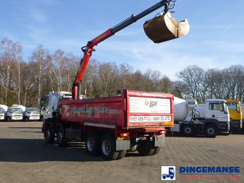 Hino FY1EUKA 8x4 tipper RHD + Palfinger E120L + grapple - Kamion sa dizalicom: slika 4 Hino FY1EUKA 8x4 tipper RHD + Palfinger E120L + grapple - Kamion sa dizalicom: slika 4