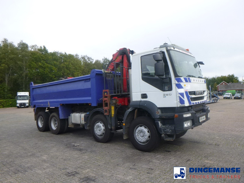 Kamion sa dizalicom Iveco AD340T36 8x4 RHD tipper + Palfinger E120 plus + grapple: slika 10