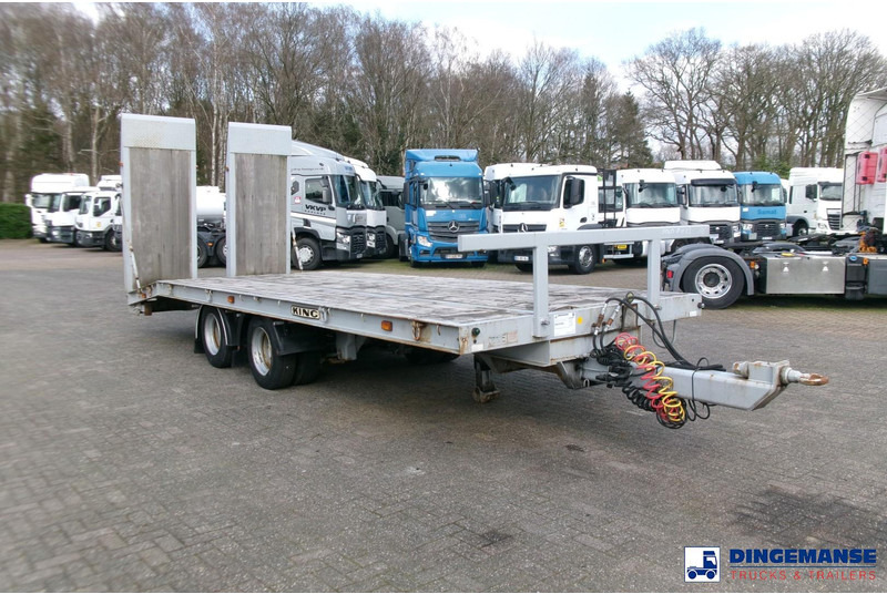 KING 2-axle platform drawbar trailer 14t + ramps - Plato prikolica: slika 2 KING 2-axle platform drawbar trailer 14t + ramps - Plato prikolica: slika 2