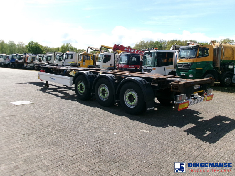 Krone 3-axle container trailer 20-30-40-45 ft DA08LNA - Poluprikolica za prevoz kontejnera/ Poluprikolica sa promenjivim sandukom: slika 3 Krone 3-axle container trailer 20-30-40-45 ft DA08LNA - Poluprikolica za prevoz kontejnera/ Poluprikolica sa promenjivim sandukom: slika 3