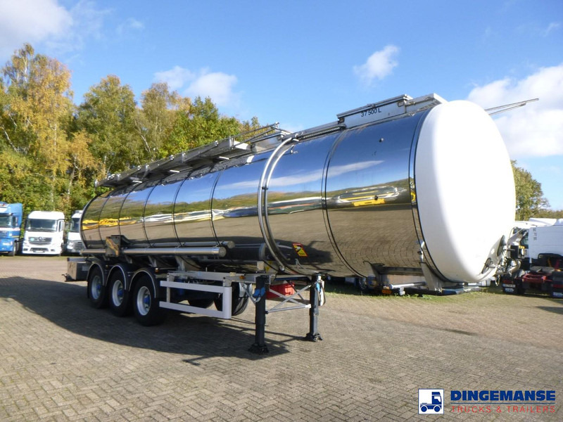 LAG Chemical tank inox 37.5 m3 / 1 comp - Poluprikolica cisterna: slika 2 LAG Chemical tank inox 37.5 m3 / 1 comp - Poluprikolica cisterna: slika 2