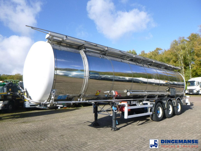 LAG Chemical tank inox 37.5 m3 / 1 comp - Poluprikolica cisterna: slika 1 LAG Chemical tank inox 37.5 m3 / 1 comp - Poluprikolica cisterna: slika 1