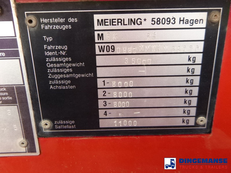 Poluprikolica istovarivača Meierling Tipper trailer alu 21 m3 + tarpaulin: slika 9