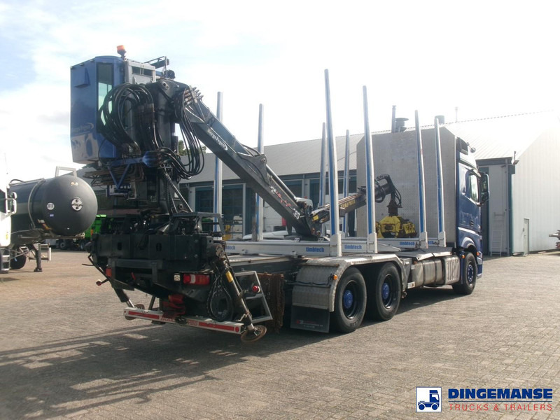 Mercedes-Benz Actros 2663 6x4 Euro 6 loglift F96 crane timber truck - Kamion sa dizalicom: slika 4 Mercedes-Benz Actros 2663 6x4 Euro 6 loglift F96 crane timber truck - Kamion sa dizalicom: slika 4