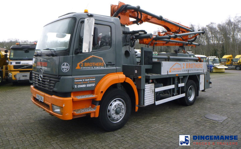 Mercedes-Benz Atego 1823 4x2 Putzmeister concrete pump 16 m - Stacionarna pumpa za beton: slika 1 Mercedes-Benz Atego 1823 4x2 Putzmeister concrete pump 16 m - Stacionarna pumpa za beton: slika 1