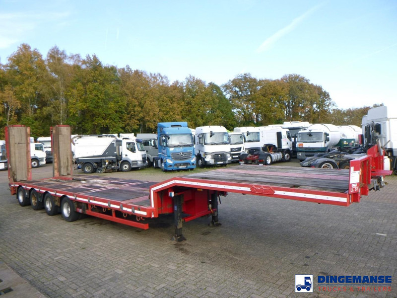 Nooteboom 4-axle semi-lowbed trailer ext. 73 t + ramps - Niska poluprikolica za prevoz: slika 2 Nooteboom 4-axle semi-lowbed trailer ext. 73 t + ramps - Niska poluprikolica za prevoz: slika 2
