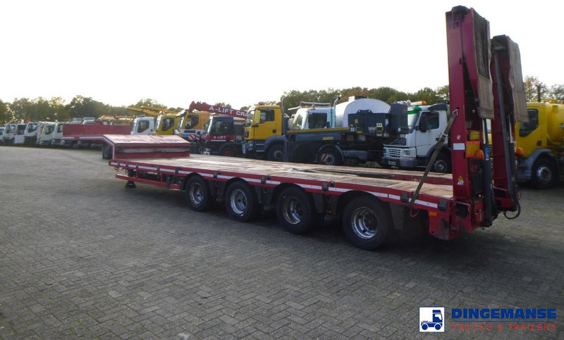 Nooteboom 4-axle semi-lowbed trailer ext. 73 t + ramps - Niska poluprikolica za prevoz: slika 3 Nooteboom 4-axle semi-lowbed trailer ext. 73 t + ramps - Niska poluprikolica za prevoz: slika 3