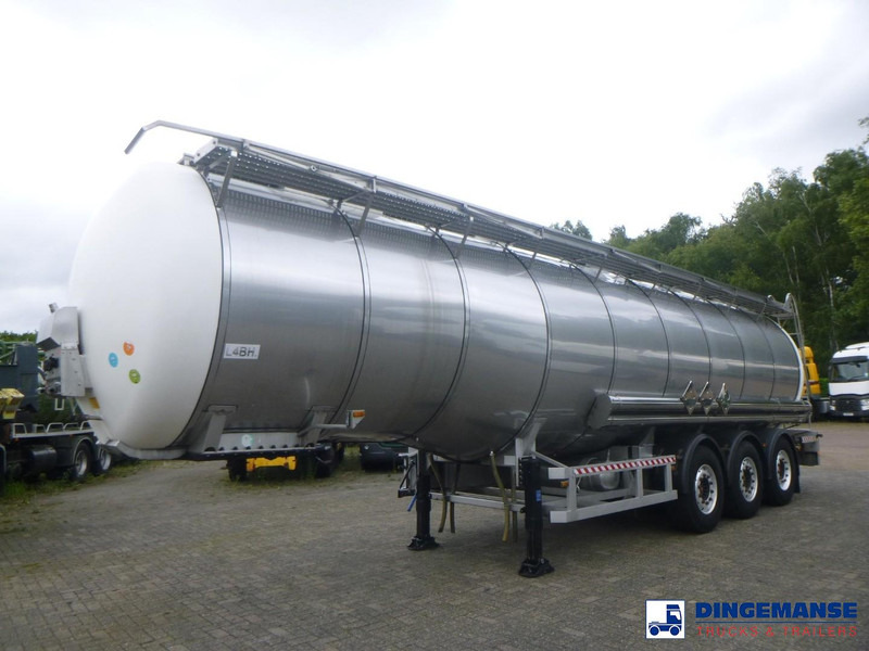 Parcisa Chemical tank inox L4BH 37.5 m3 / 1 comp - Poluprikolica cisterna: slika 1 Parcisa Chemical tank inox L4BH 37.5 m3 / 1 comp - Poluprikolica cisterna: slika 1