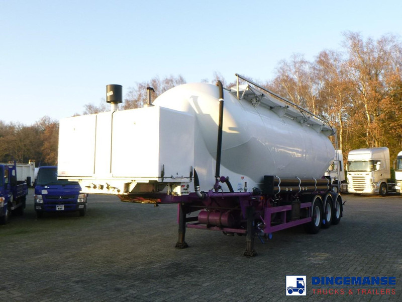 SPITZER Powder tank alu 37 m3 + engine/compressor - Poluprikolica cisterna: slika 1 SPITZER Powder tank alu 37 m3 + engine/compressor - Poluprikolica cisterna: slika 1