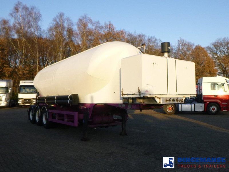 SPITZER Powder tank alu 37 m3 + engine/compressor - Poluprikolica cisterna: slika 2 SPITZER Powder tank alu 37 m3 + engine/compressor - Poluprikolica cisterna: slika 2