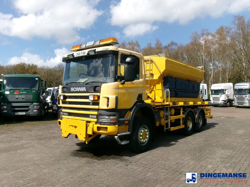 Scania P114-340 CB 6X6 RHD gritter / snow plough - Vozilo za čišćenje snega: slika 1 Scania P114-340 CB 6X6 RHD gritter / snow plough - Vozilo za čišćenje snega: slika 1
