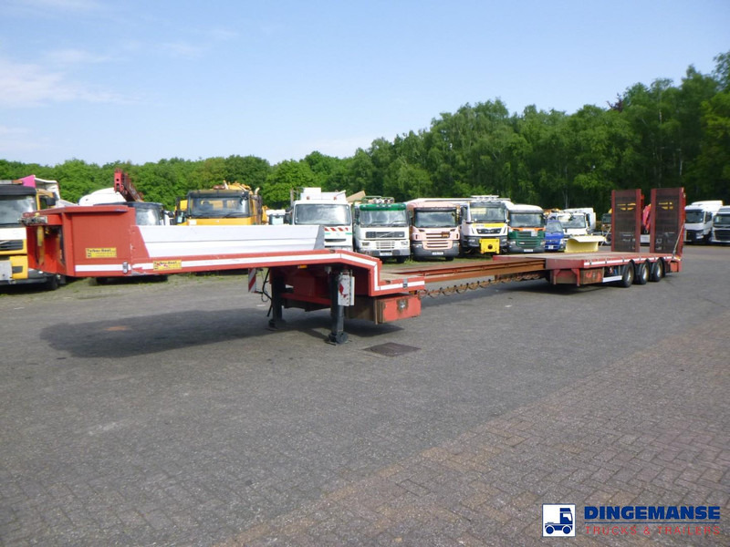 TURBO'S HOET 3-axle semi-lowbed trailer 39 t + ramps - Niska poluprikolica za prevoz: slika 1 TURBO'S HOET 3-axle semi-lowbed trailer 39 t + ramps - Niska poluprikolica za prevoz: slika 1