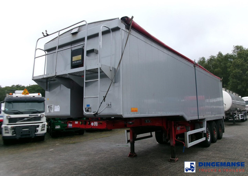 WILCOX Tipper trailer alu 55 m3 + tarpaulin - Poluprikolica istovarivača: slika 1 WILCOX Tipper trailer alu 55 m3 + tarpaulin - Poluprikolica istovarivača: slika 1