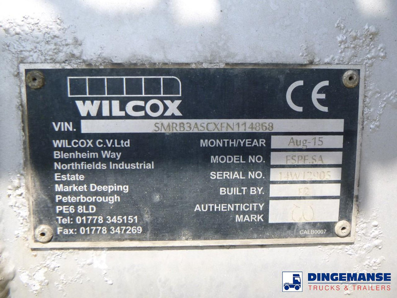 Poluprikolica istovarivača WILCOX Tipper trailer alu 55 m3 + tarpaulin: slika 13 Poluprikolica istovarivača WILCOX Tipper trailer alu 55 m3 + tarpaulin: slika 13