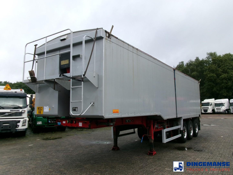 WILCOX Tipper trailer alu 55 m3 + tarpaulin - Poluprikolica istovarivača: slika 1 WILCOX Tipper trailer alu 55 m3 + tarpaulin - Poluprikolica istovarivača: slika 1
