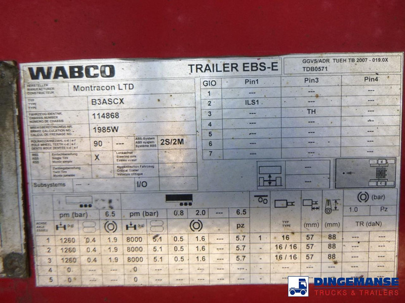 Poluprikolica istovarivača WILCOX Tipper trailer alu 55 m3 + tarpaulin: slika 16 Poluprikolica istovarivača WILCOX Tipper trailer alu 55 m3 + tarpaulin: slika 16