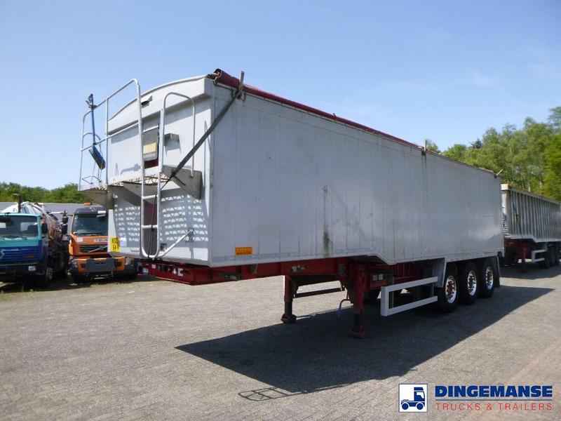 WILCOX Tipper trailer alu 55 m3 + tarpaulin - Poluprikolica istovarivača: slika 1 WILCOX Tipper trailer alu 55 m3 + tarpaulin - Poluprikolica istovarivača: slika 1