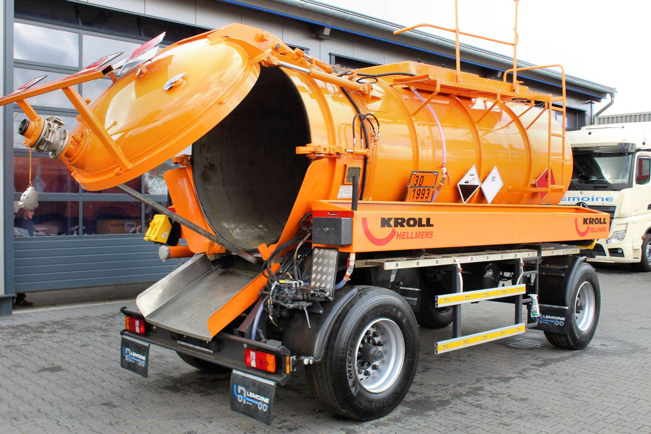 Kutschke 10m³ Kipper Saug u.Druck INOX +ADR/GGVS - Prikolica cisterna: slika 4 Kutschke 10m³ Kipper Saug u.Druck INOX +ADR/GGVS - Prikolica cisterna: slika 4