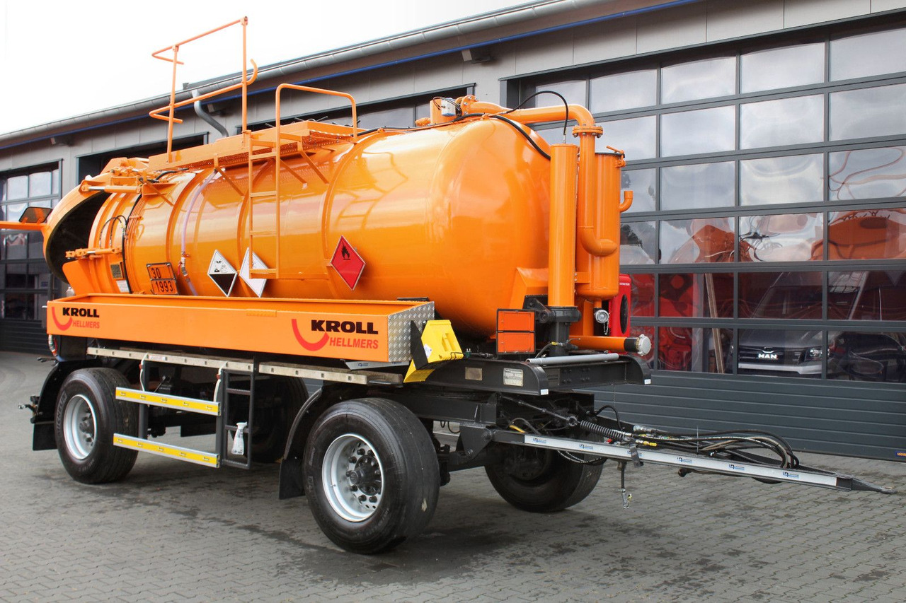 Kutschke 10m³ Kipper Saug u.Druck INOX +ADR/GGVS - Prikolica cisterna: slika 1 Kutschke 10m³ Kipper Saug u.Druck INOX +ADR/GGVS - Prikolica cisterna: slika 1