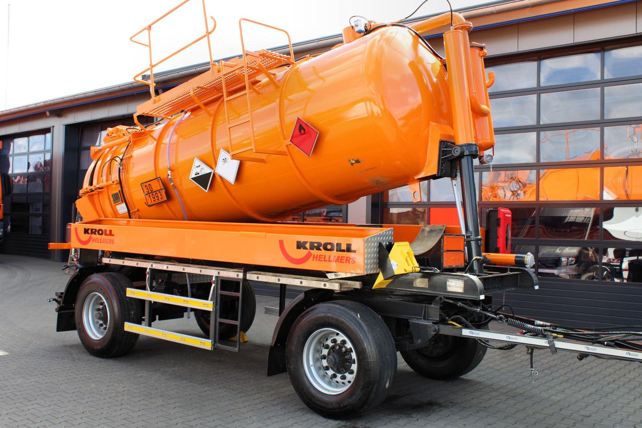 Kutschke 10m³ Kipper Saug u.Druck INOX +ADR/GGVS - Prikolica cisterna: slika 5 Kutschke 10m³ Kipper Saug u.Druck INOX +ADR/GGVS - Prikolica cisterna: slika 5